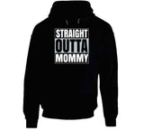Black Straight Outta Mommy Baby One Piece
