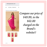 I Owe You Woven Maxi Dress - Solid Fuchsia Woven Baby Pleated Dress, Sizes Small to Large