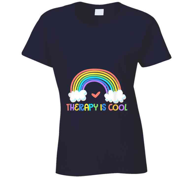 Therapy Is Cool Ladies T Shirt