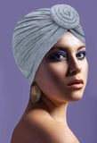 Solid Color Elastic Knot Head Turbans