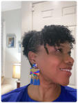 1980’s Themed - Hand Made Large Tassel Earrings
