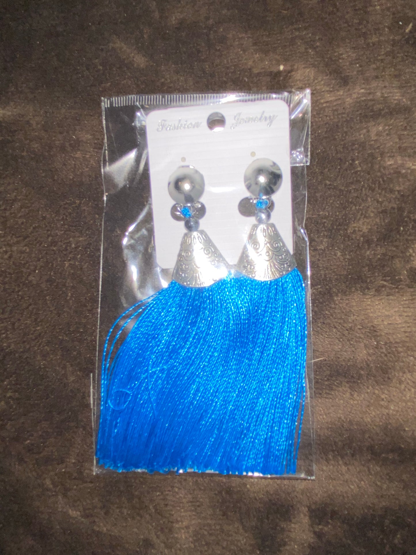 Clip-On Tassel Fringe Earrings