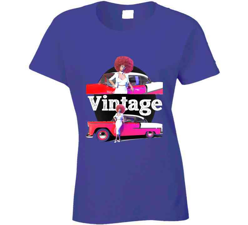 Vintage Ladies T Shirt and Hoodie