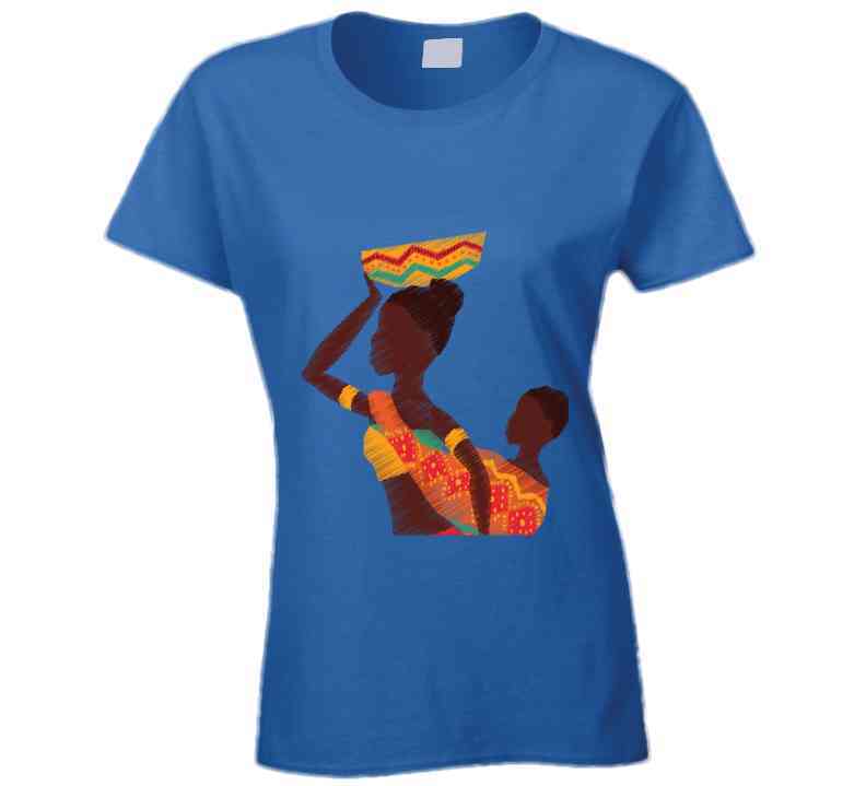 African Mother Ladies T Shirt