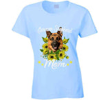 German Shepherd Mom Ladies T Shirt