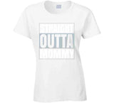 Black Straight Outta Mommy Baby One Piece