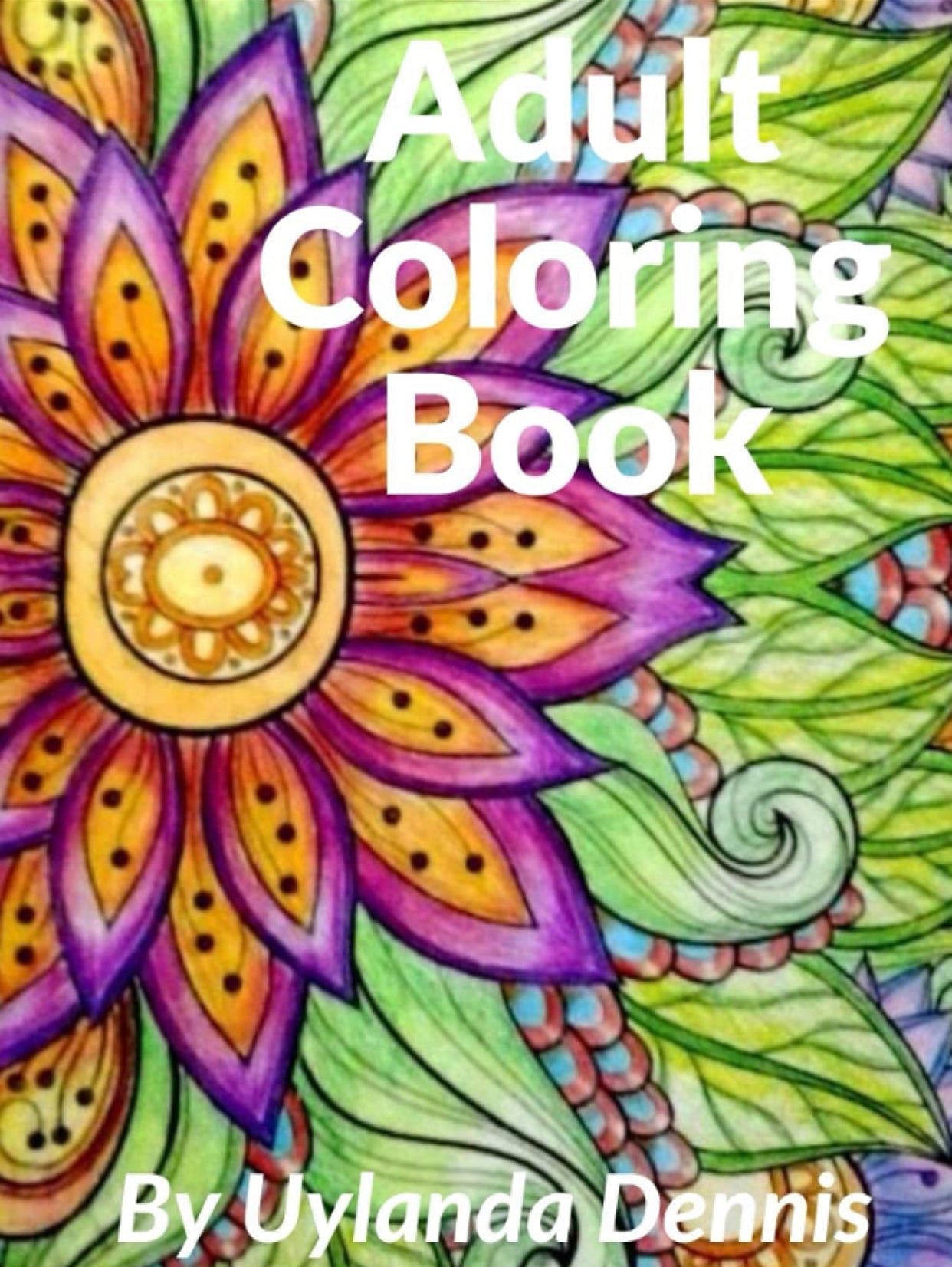 Stress Relief Adult Coloring Book