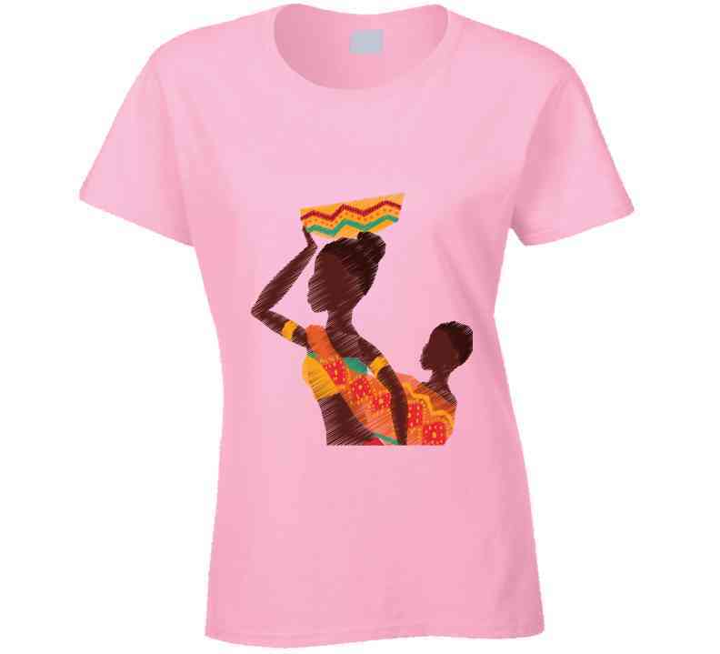 African Mother Ladies T Shirt