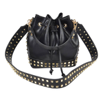 Studded Bucket Crossbody Bag