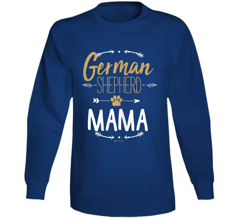 German Shepherd Mama Ladies T Shirt