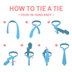 Men’s Silk Coordinated Tie Set - Blue Paisley (6077)