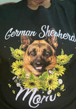 German Shepherd Mom Ladies T Shirt