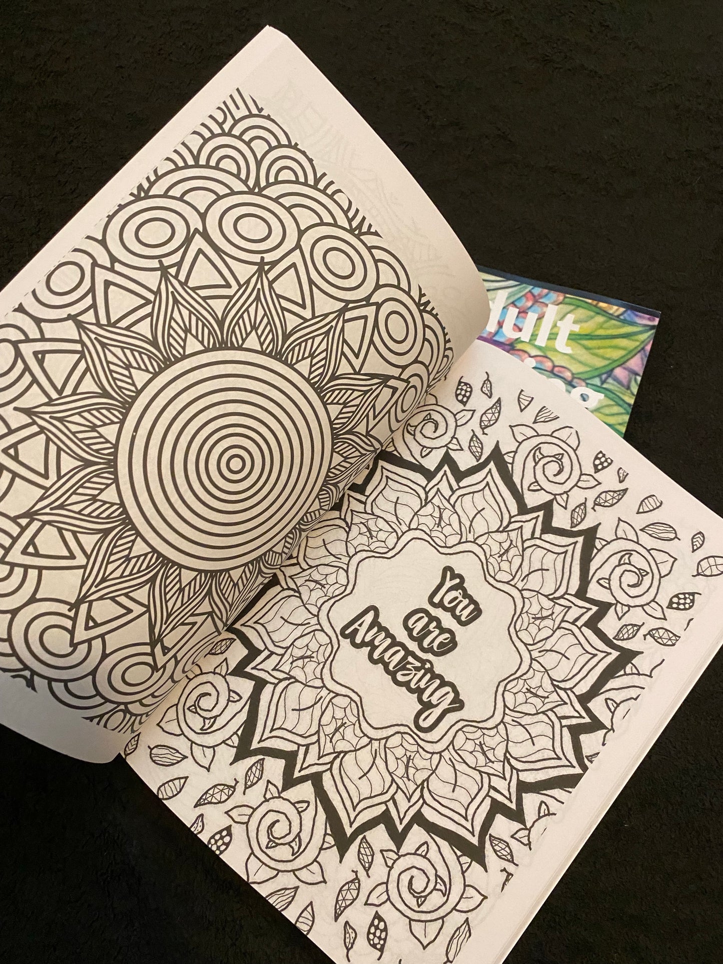 Stress Relief Adult Coloring Book