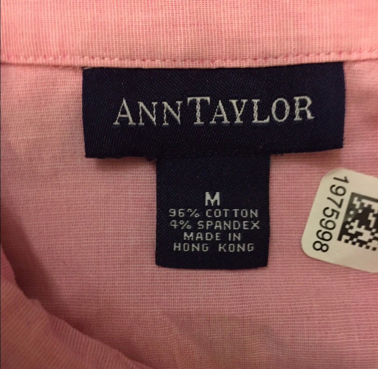 Ann Taylor Oxford Button Up Blouse, US Size Medium - Gently Used