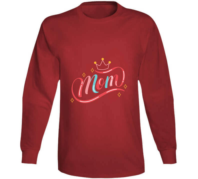 Mom Queen Ladies T Shirt