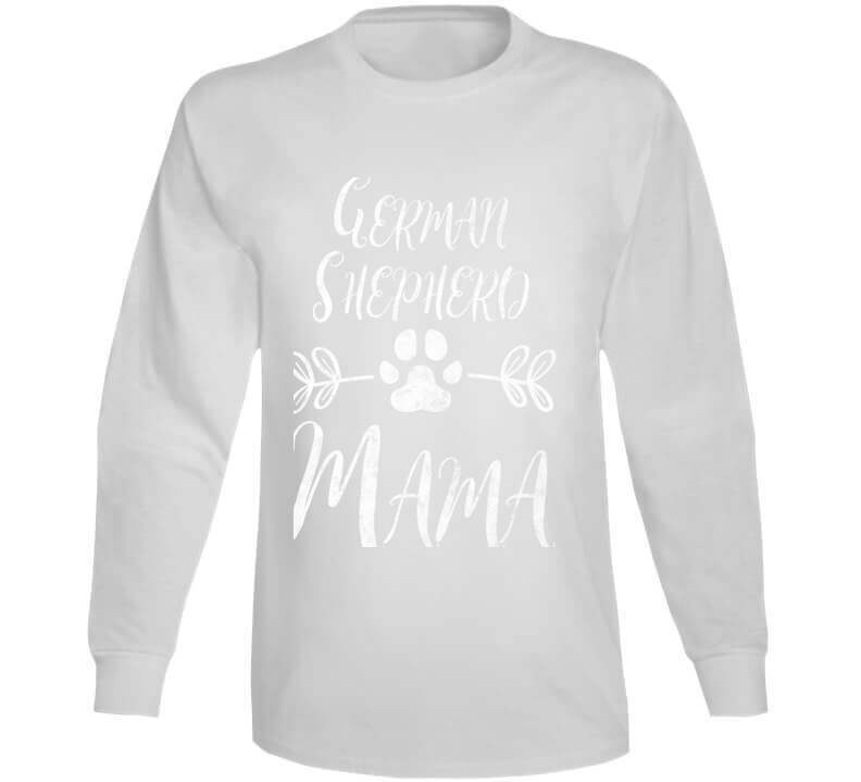 German Shepherd Mama Ladies T Shirt