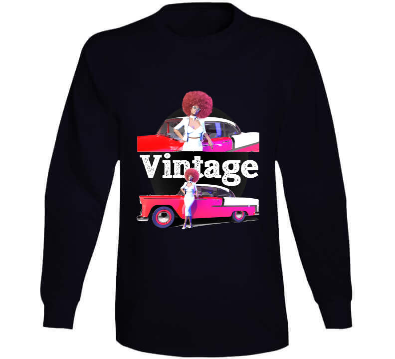 Vintage Ladies T Shirt and Hoodie