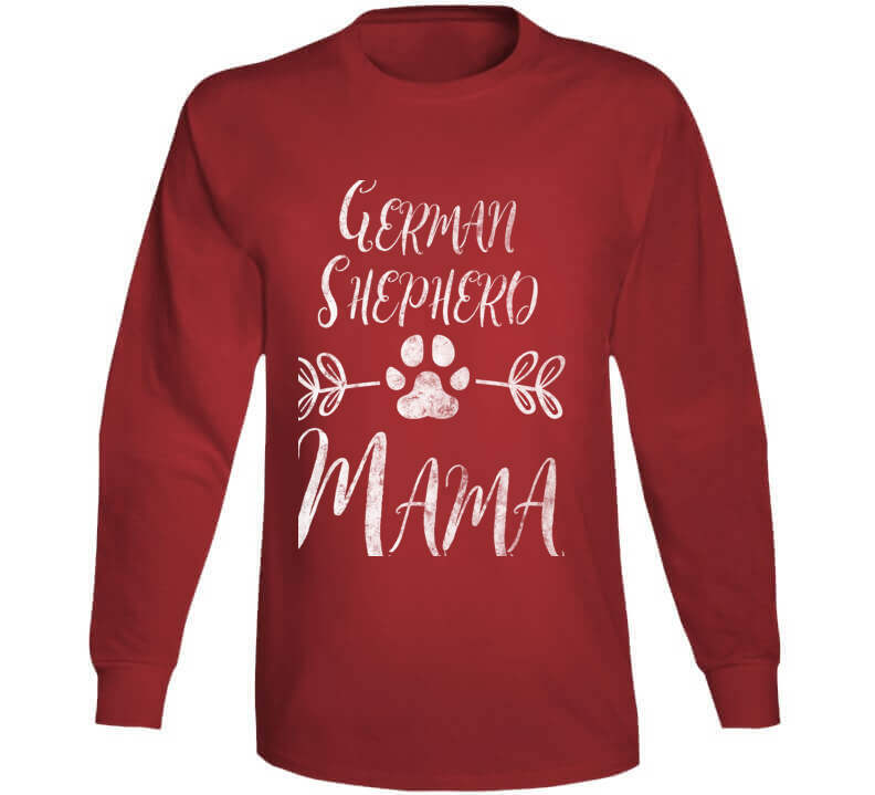 German Shepherd Mama Ladies T Shirt