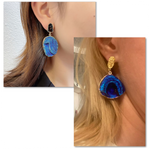Abstract Natural Stone Earrings