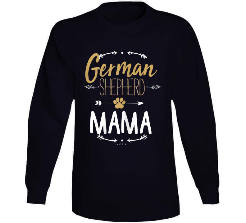 German Shepherd Mama Ladies T Shirt