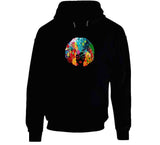 Floral Afro Ladies T Shirt and Hoodie