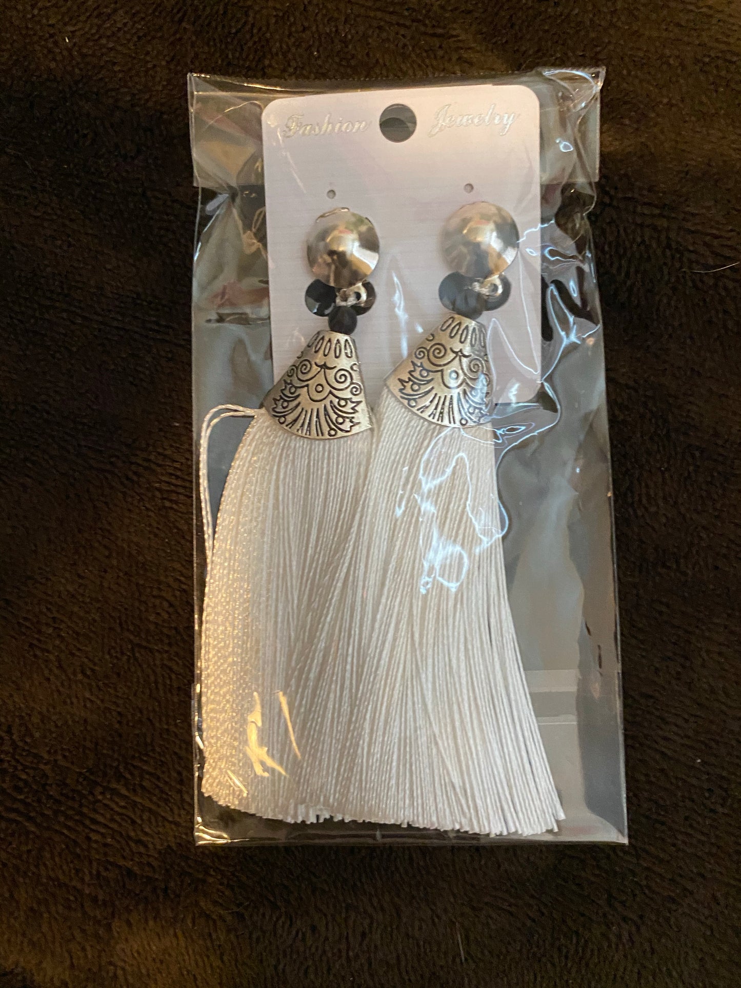 Clip-On Tassel Fringe Earrings