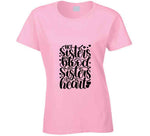 Not Sisters By Blood But Sister By Heart Ladies T Shirt and Hoodies