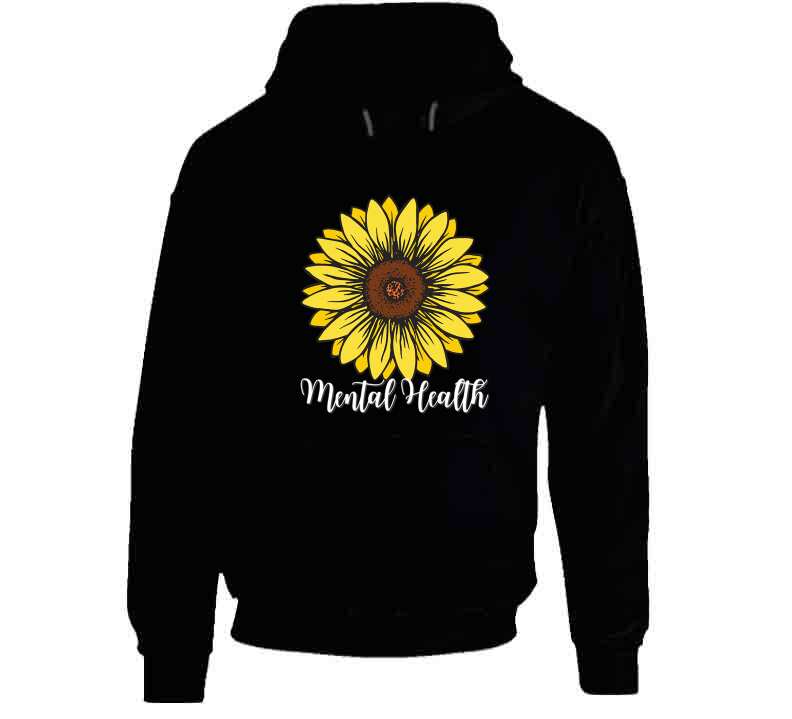 Mental Health Sunflower Ladies T Shirt