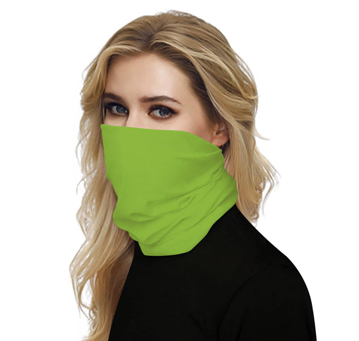 High Elastic Solid Color Face Masks - 6 Color Choices