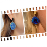 Abstract Natural Stone Earrings