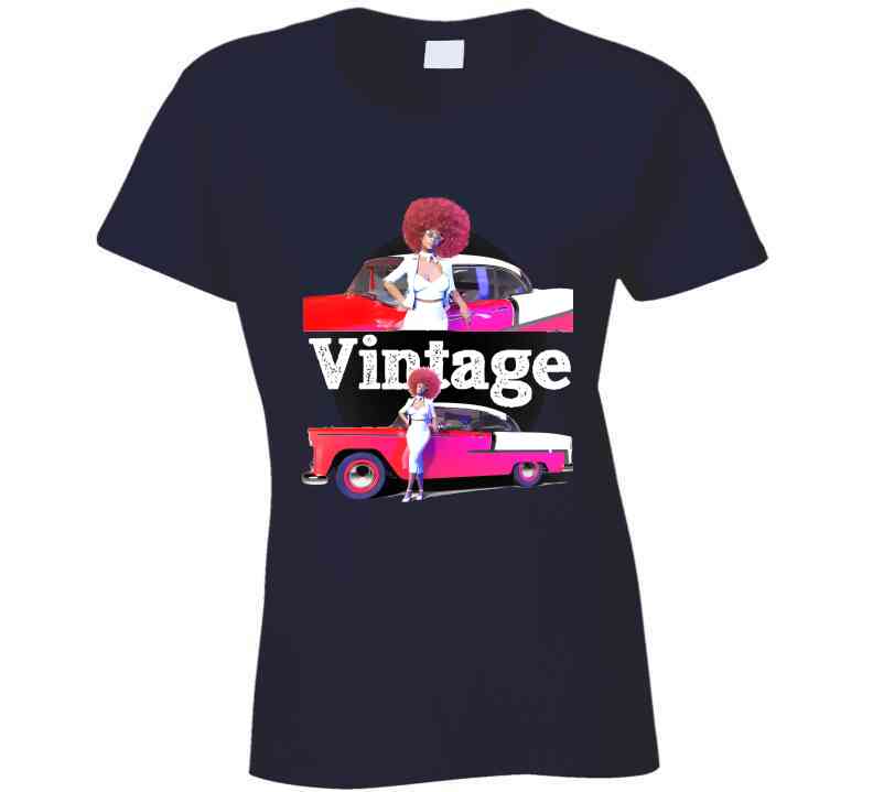 Vintage Ladies T Shirt and Hoodie