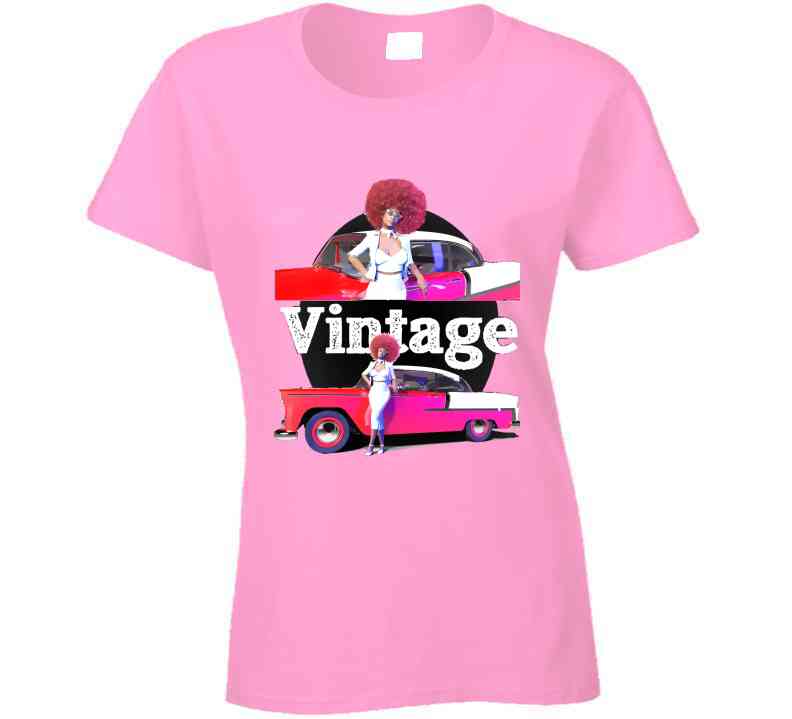 Vintage Ladies T Shirt and Hoodie