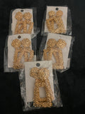 Geometric Trapezoidal Long Metal Earrings - Gold & Silver