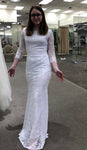 Vintage Inspired Lace Dress, Sizes Small - 2XLarge (White)
