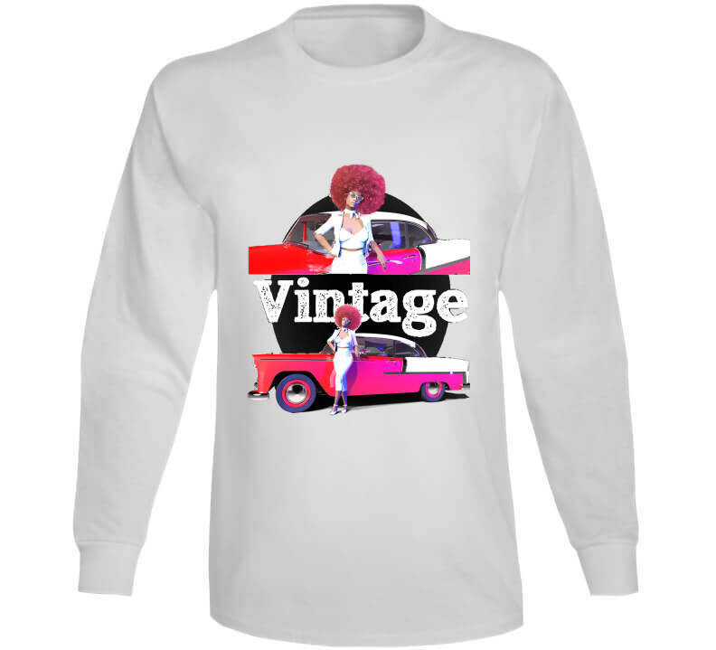 Vintage Ladies T Shirt and Hoodie