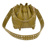 Studded Bucket Crossbody Bag