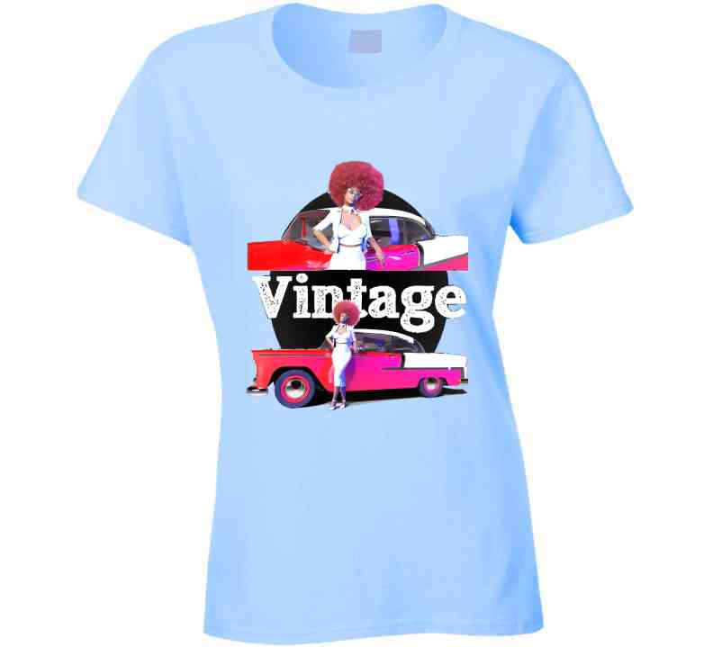 Vintage Ladies T Shirt and Hoodie