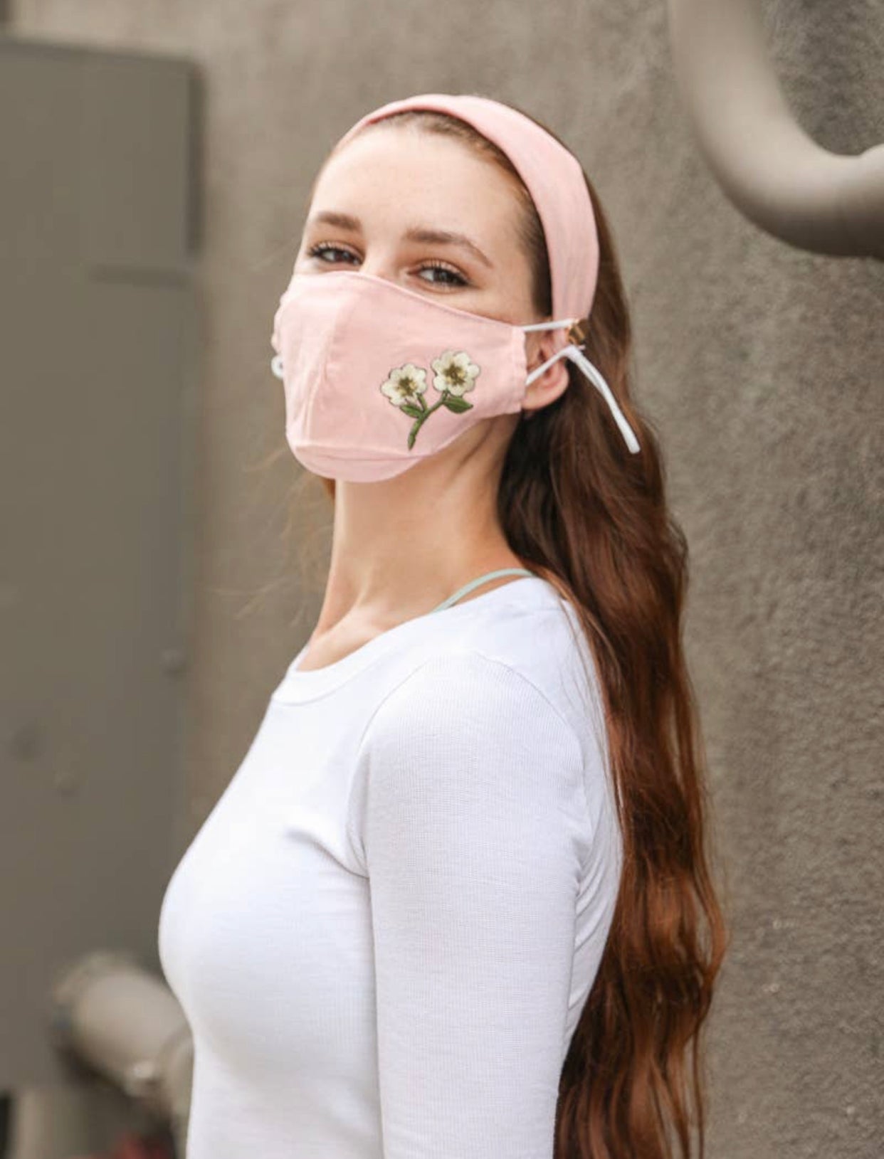 Wildflower FaceMask and Headband Combo