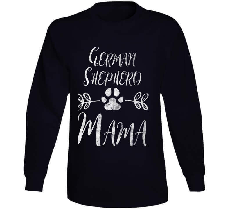 German Shepherd Mama Ladies T Shirt