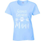 German Shepherd Mama Ladies T Shirt