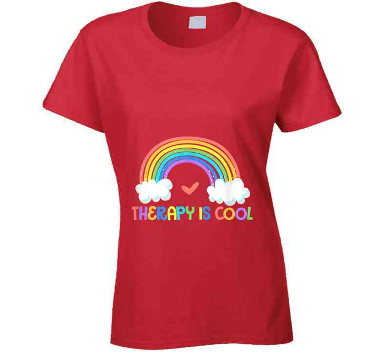 Therapy Is Cool Ladies T Shirt