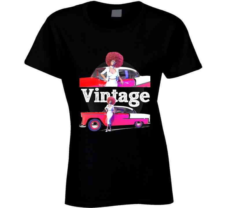 Vintage Ladies T Shirt and Hoodie