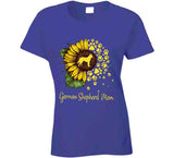 German Shepherd Mom Ladies T Shirt