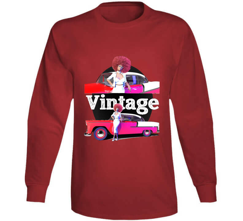 Vintage Ladies T Shirt and Hoodie