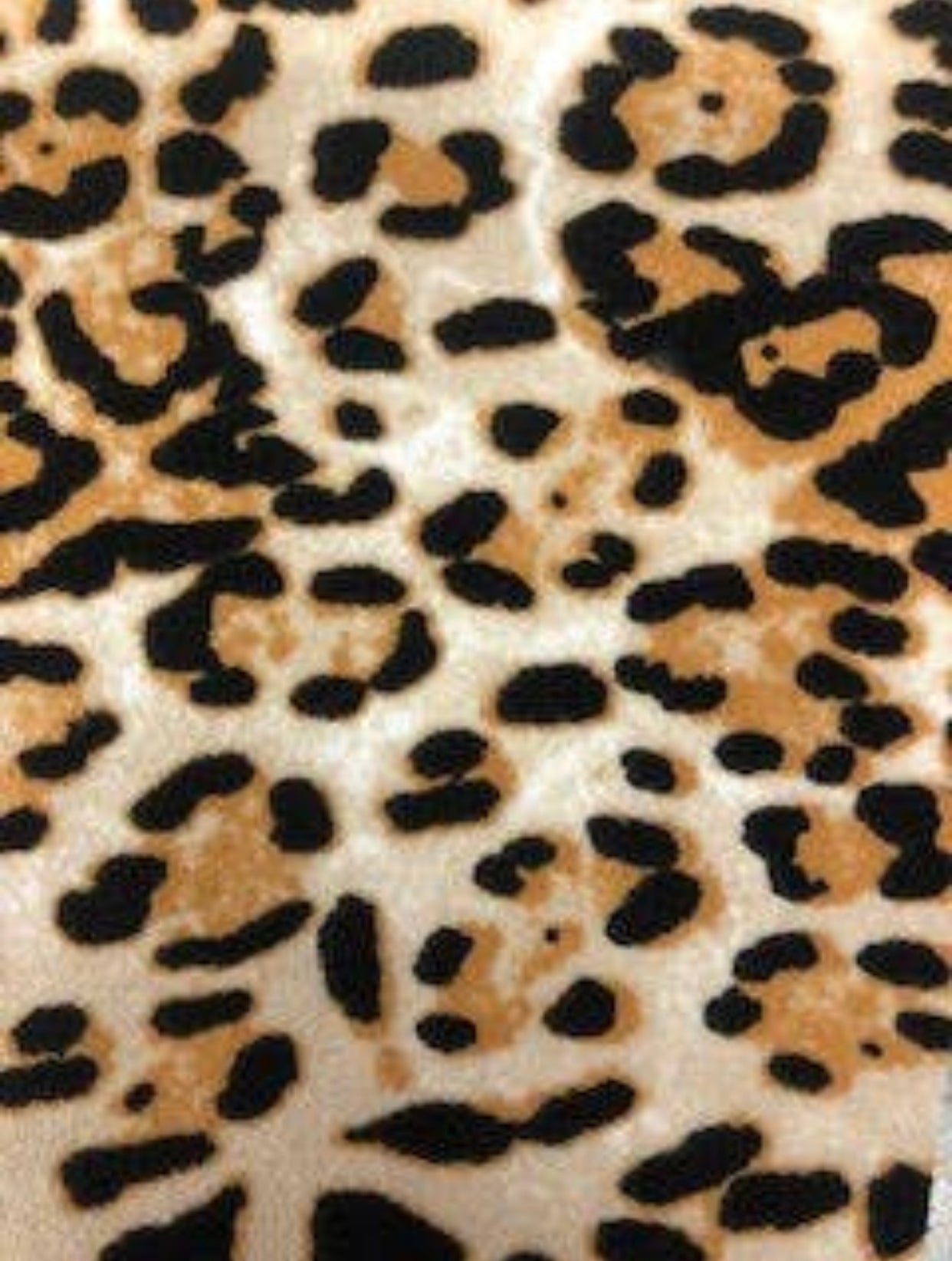 Puff Sleeve Leopard Print Dress, Sizes 1X - 3X (Light Leopard Print)