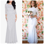 Vintage Inspired Lace Dress, Sizes Small - 2XLarge (White)