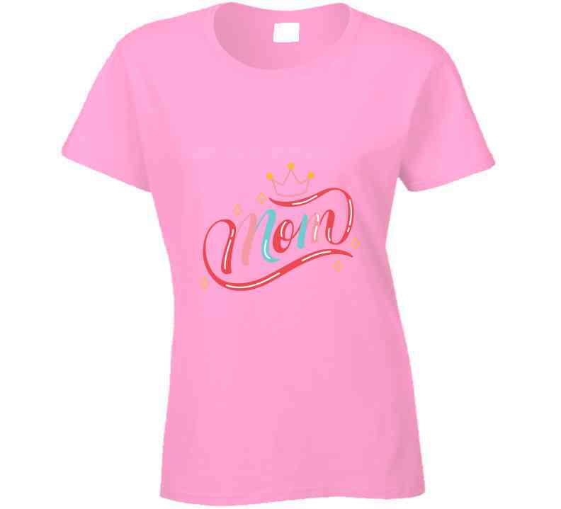 Mom Queen Ladies T Shirt