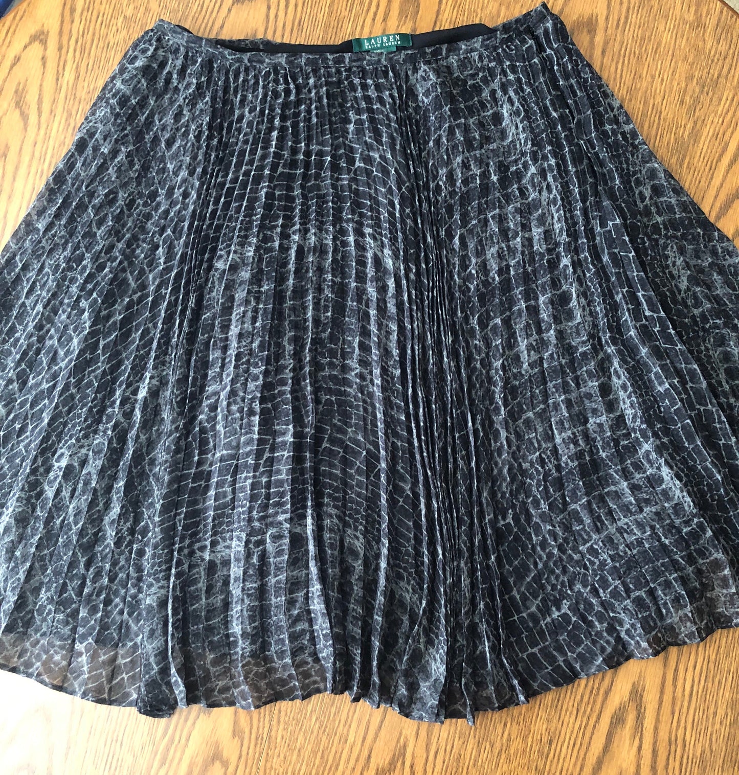 Lauren Ralph Silk Skirt, US Size 8 - Gently Used