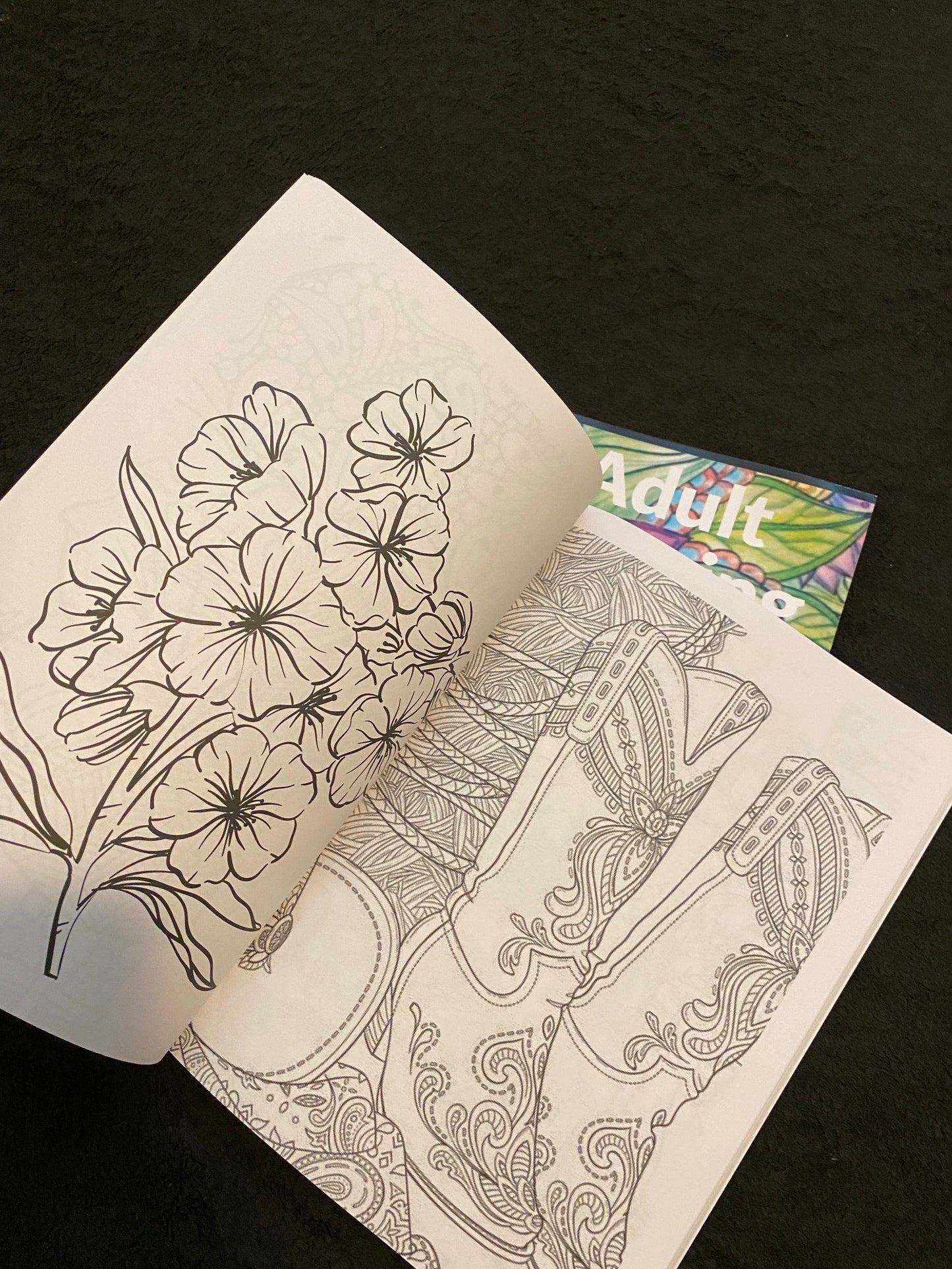 Stress Relief Adult Coloring Book