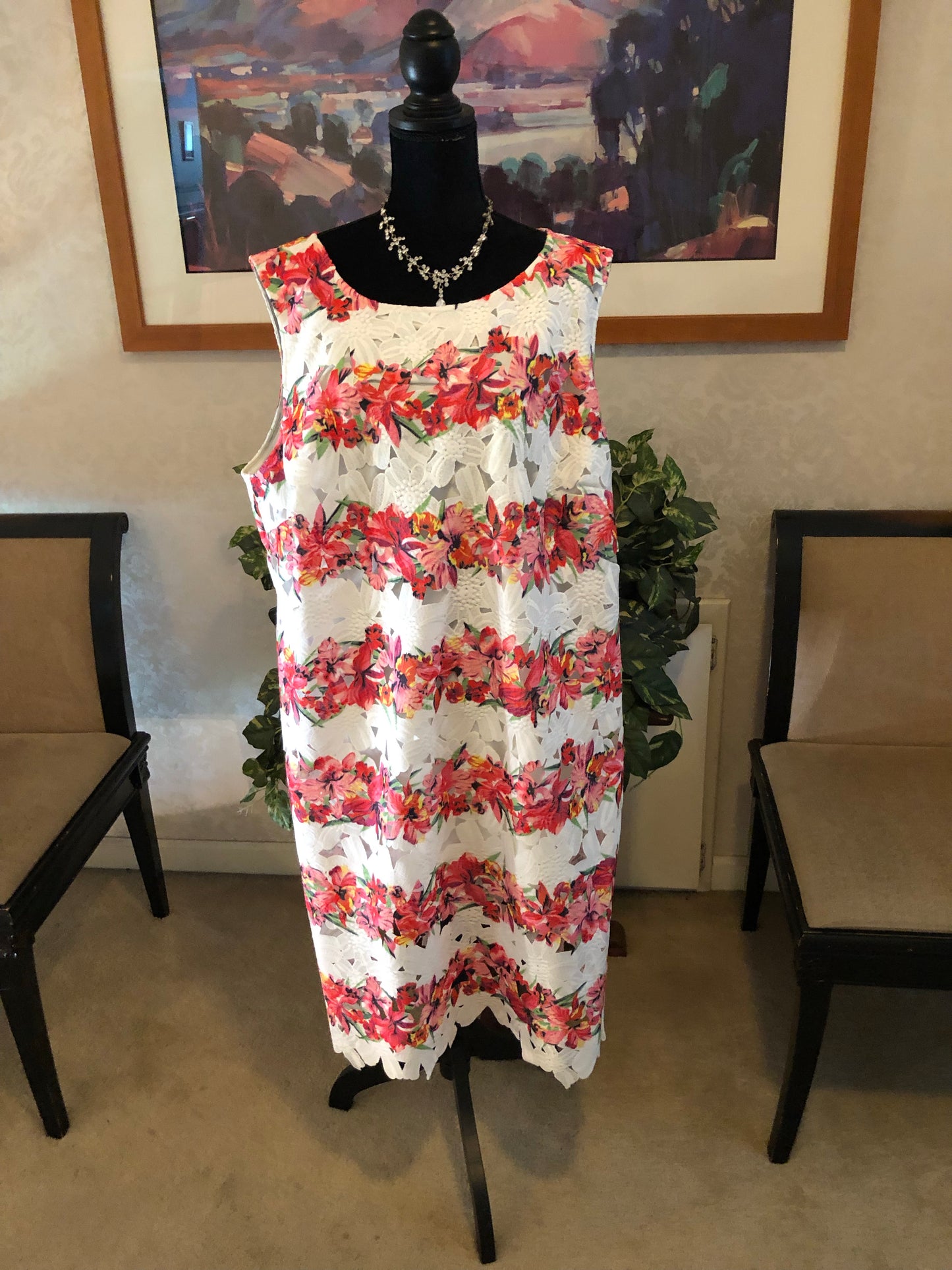 Julia Jordan Embroidered Dress, US Size 24W - NEW